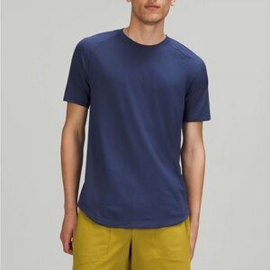 Lululemon Drysense Training Short Sleeve Shirt in Night Sea